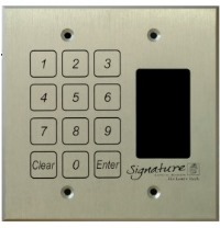 Корпус СКУД с клавиатурой 3х4 и окном считывателя Proximity карт